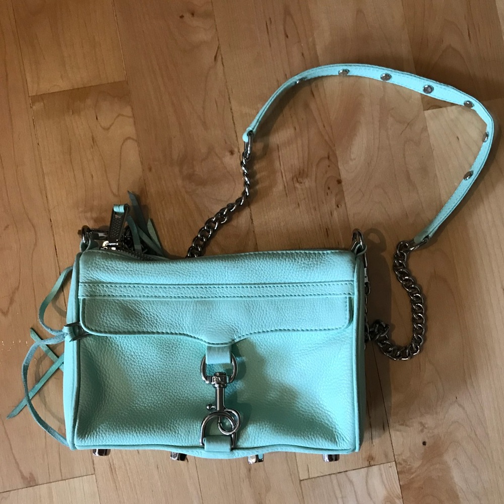 rebecca minkoff mint green crossbody
